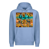 Colony Blue blessed mom Premium Hoodie - JahusDesignShop