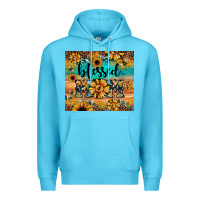 Ocean Blue blessed mom Premium Hoodie - JahusDesignShop