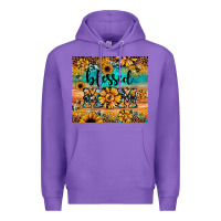 Purple blessed mom Premium Hoodie - JahusDesignShop