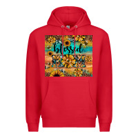 Red blessed mom Premium Hoodie - JahusDesignShop