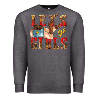 Charcoal Heather lets go girls tbw Premium Sweatshirt - texasbilliewilder