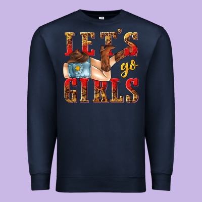 Premium Sweatshirt lets go girls tbw