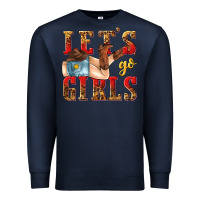 Navy lets go girls tbw Premium Sweatshirt - texasbilliewilder