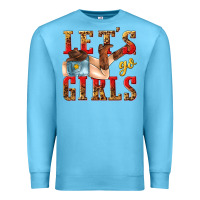 Ocean Blue lets go girls tbw Premium Sweatshirt - texasbilliewilder