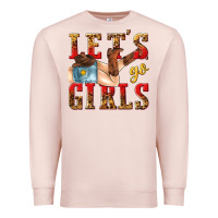 Pale Pink lets go girls tbw Premium Sweatshirt - texasbilliewilder