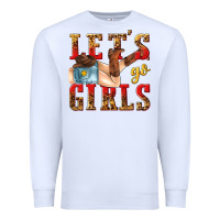 White lets go girls tbw Premium Sweatshirt - texasbilliewilder