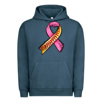 Pigment Midnight Navy breast cancer sport ribbons Urban Hoodie - AdoDesignShop