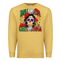 Antique Gold mama chingona Premium Sweatshirt - Zillion Design Studio