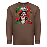 Chestnut mama chingona Premium Sweatshirt - Zillion Design Studio