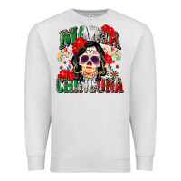 Oatmeal Heather mama chingona Premium Sweatshirt - Zillion Design Studio