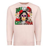 Pale Pink mama chingona Premium Sweatshirt - Zillion Design Studio
