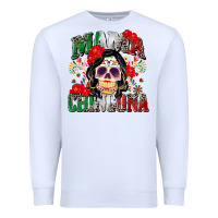 White mama chingona Premium Sweatshirt - Zillion Design Studio