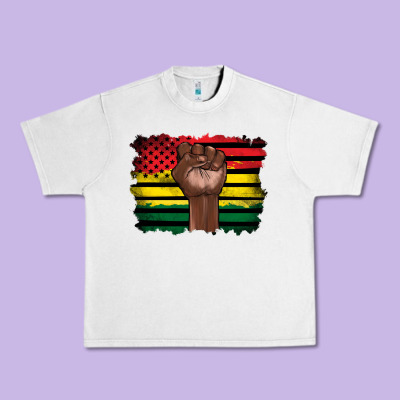 June Juneteenth Urban Heavy Tee Designed By Artiststas
