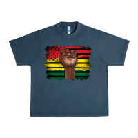 Midnight Navy june juneteenth Urban Heavy Tee - Artiststas