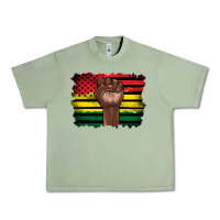 Oil Green june juneteenth Urban Heavy Tee - Artiststas