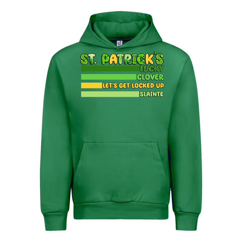 St. Patricks Lucky Clover  Artiststas Urban Hoodie by Artiststas | Teevron
