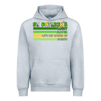 Heather Grey st. patricks lucky clover  artiststas Urban Hoodie - Artiststas