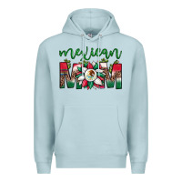 Blue Mist mexican flag sunflower mom leopard Premium Hoodie - JahusDesignShop