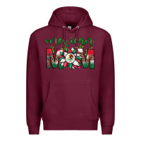 Burgundy mexican flag sunflower mom leopard Premium Hoodie - JahusDesignShop