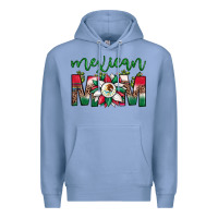 Colony Blue mexican flag sunflower mom leopard Premium Hoodie - JahusDesignShop