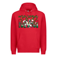 Red mexican flag sunflower mom leopard Premium Hoodie - JahusDesignShop