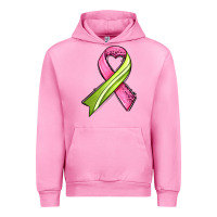 Fuchsia Pink breast cancer sport ribbons Urban Hoodie - AdoDesignShop
