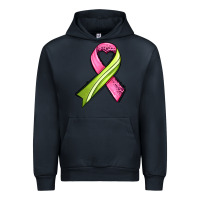 Navy breast cancer sport ribbons Urban Hoodie - AdoDesignShop
