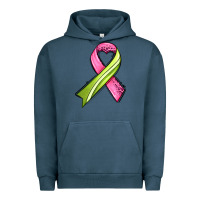 Pigment Midnight Navy breast cancer sport ribbons Urban Hoodie - AdoDesignShop