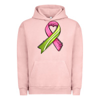 Pigment Salmon breast cancer sport ribbons Urban Hoodie - AdoDesignShop