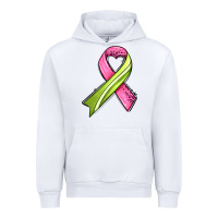 White breast cancer sport ribbons Urban Hoodie - AdoDesignShop