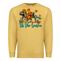 Antique Gold t rex tis the season Premium Sweatshirt - RanaPortraitStore