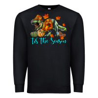 Black t rex tis the season Premium Sweatshirt - RanaPortraitStore