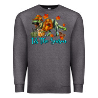 Charcoal Heather t rex tis the season Premium Sweatshirt - RanaPortraitStore