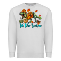 Dove Grey t rex tis the season Premium Sweatshirt - RanaPortraitStore