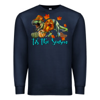 Navy t rex tis the season Premium Sweatshirt - RanaPortraitStore