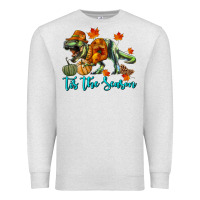 Oatmeal Heather t rex tis the season Premium Sweatshirt - RanaPortraitStore
