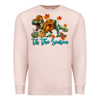 Pale Pink t rex tis the season Premium Sweatshirt - RanaPortraitStore