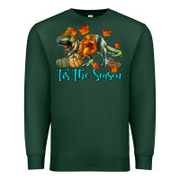 Sports Green t rex tis the season Premium Sweatshirt - RanaPortraitStore