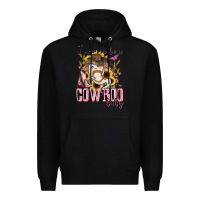Black i wanna be a cowboo baby halloween Premium Hoodie - AdoDesignShop