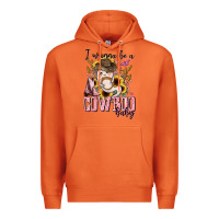 Carrot i wanna be a cowboo baby halloween Premium Hoodie - AdoDesignShop