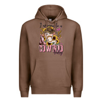 Chestnut i wanna be a cowboo baby halloween Premium Hoodie - AdoDesignShop
