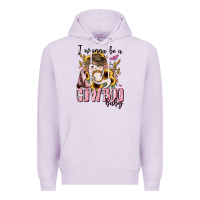 Lilac i wanna be a cowboo baby halloween Premium Hoodie - AdoDesignShop