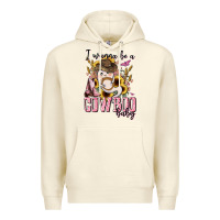 Sandshell i wanna be a cowboo baby halloween Premium Hoodie - AdoDesignShop
