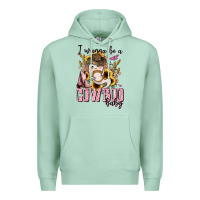 Seafoam i wanna be a cowboo baby halloween Premium Hoodie - AdoDesignShop