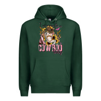 Sports Green i wanna be a cowboo baby halloween Premium Hoodie - AdoDesignShop