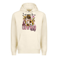 Tofu i wanna be a cowboo baby halloween Premium Hoodie - AdoDesignShop
