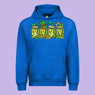 St. Patricks Day Pickle Urban Hoodie Designed By Artiststas