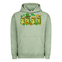 Pigment Oil Green st. patricks day pickle Urban Hoodie - Artiststas