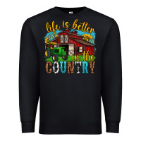 Black life is better in the country western Premium Sweatshirt - texasbilliewilder