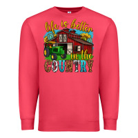 Cardinal life is better in the country western Premium Sweatshirt - texasbilliewilder